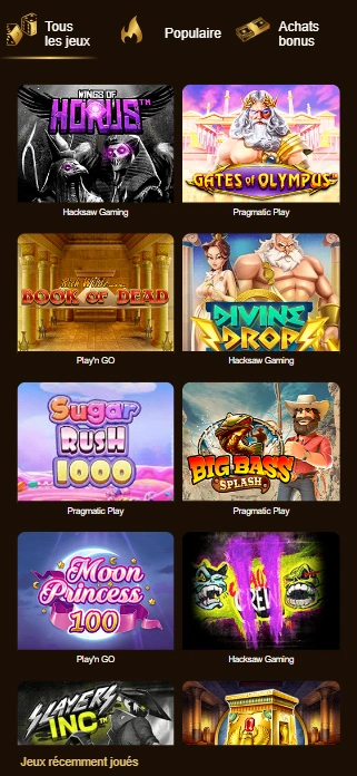 Avis de Casino Gemo Bet en Ligne et Machines à Sous Jeux