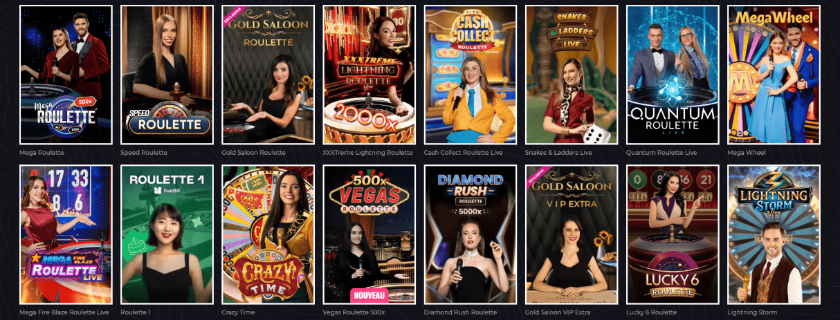 Meilleurs Croupiers en Direct Jeux pour le Plaisir sur Bet-Lunu Casino en Ligne
