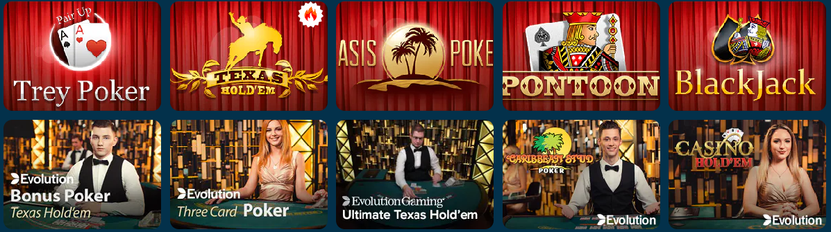 Avis de Jeux en Direct proposés Casino WinParadise en Ligne