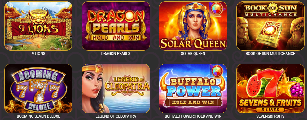 Licence machines à sous des meilleurs développeurs du casino PlayRegal