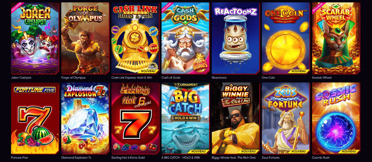 Un Regard de Excellent Casino Jeux en CasinoQuickWin Français