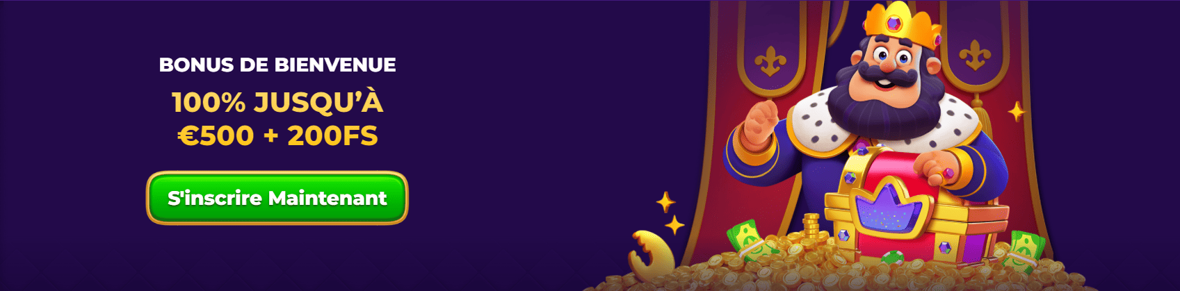 Top Bonus de Bienvenue et Bonus sans Dépôt en Games-Royal Casino