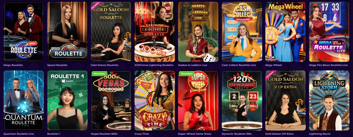 Explorez le Plus Populaires Croupiers en Direct Jeux au Casino GamesRoyal
