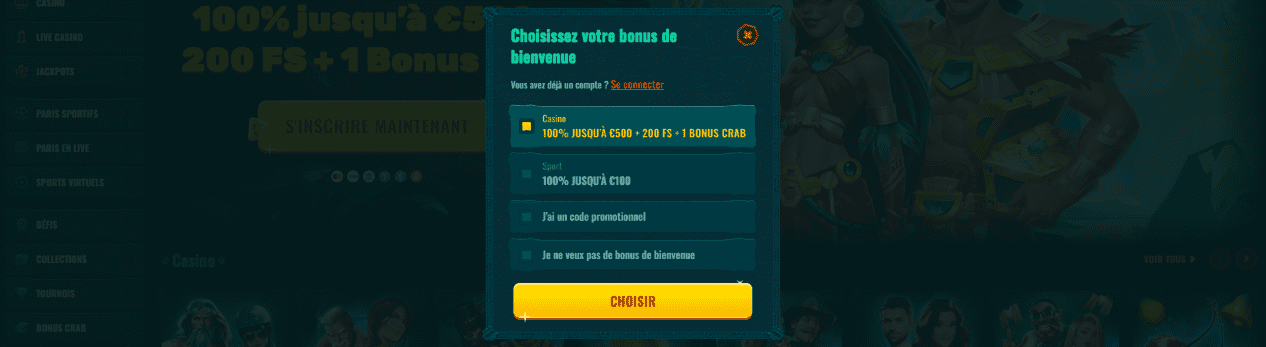 S'inscrire et Connexion à Casino en Ligne Spinanga 2026
